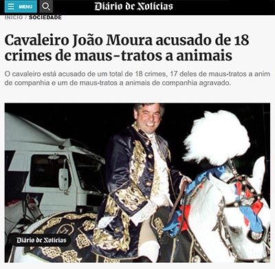 João Moura acusado de 18 crimes contra animais.