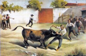 suerte de mancornar - forcados