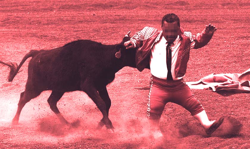 Tourada com anões - Toureiro cómico