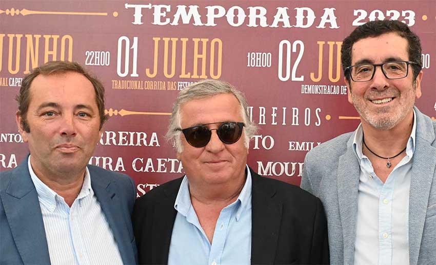 João Anão, Luís Miguel Pombeiro e José Luís Zambujeira.
Foto: M. Alvarenga (Farpas Blogue)