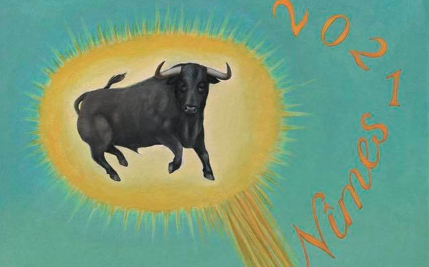 Cartaz de corrida de touros em França