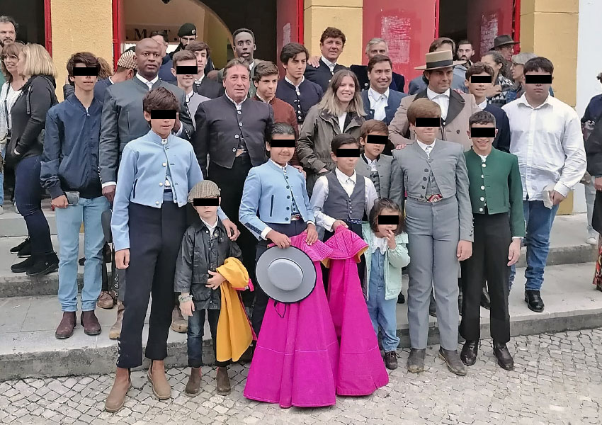 Festival tauromaquico na Moita com crianças